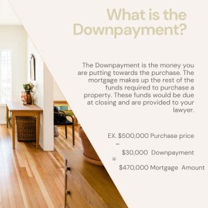 What is the down payment?